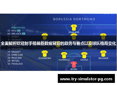 全面解析欧冠射手榜最新数据背后的趋势与看点以及球队格局变化